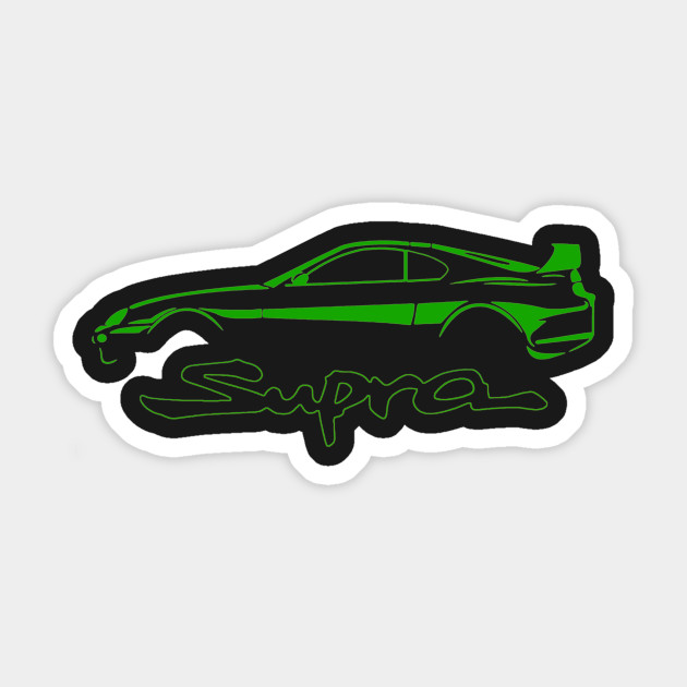 Toyota Green Supra MK4 Vintage